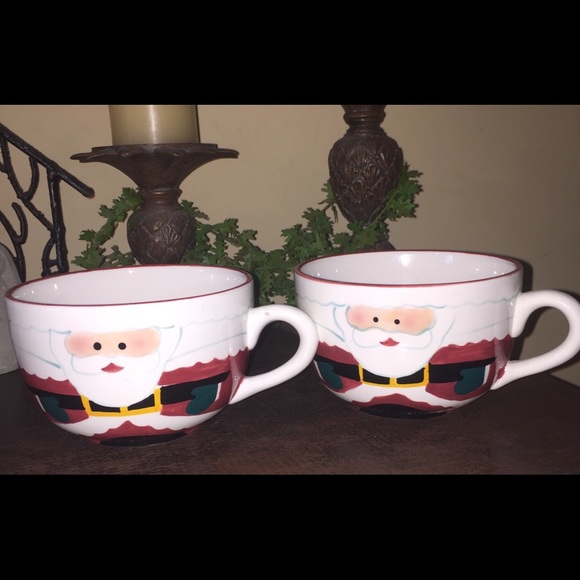 Barnie’s Christmas Santa Mugs - Picture 1 of 3